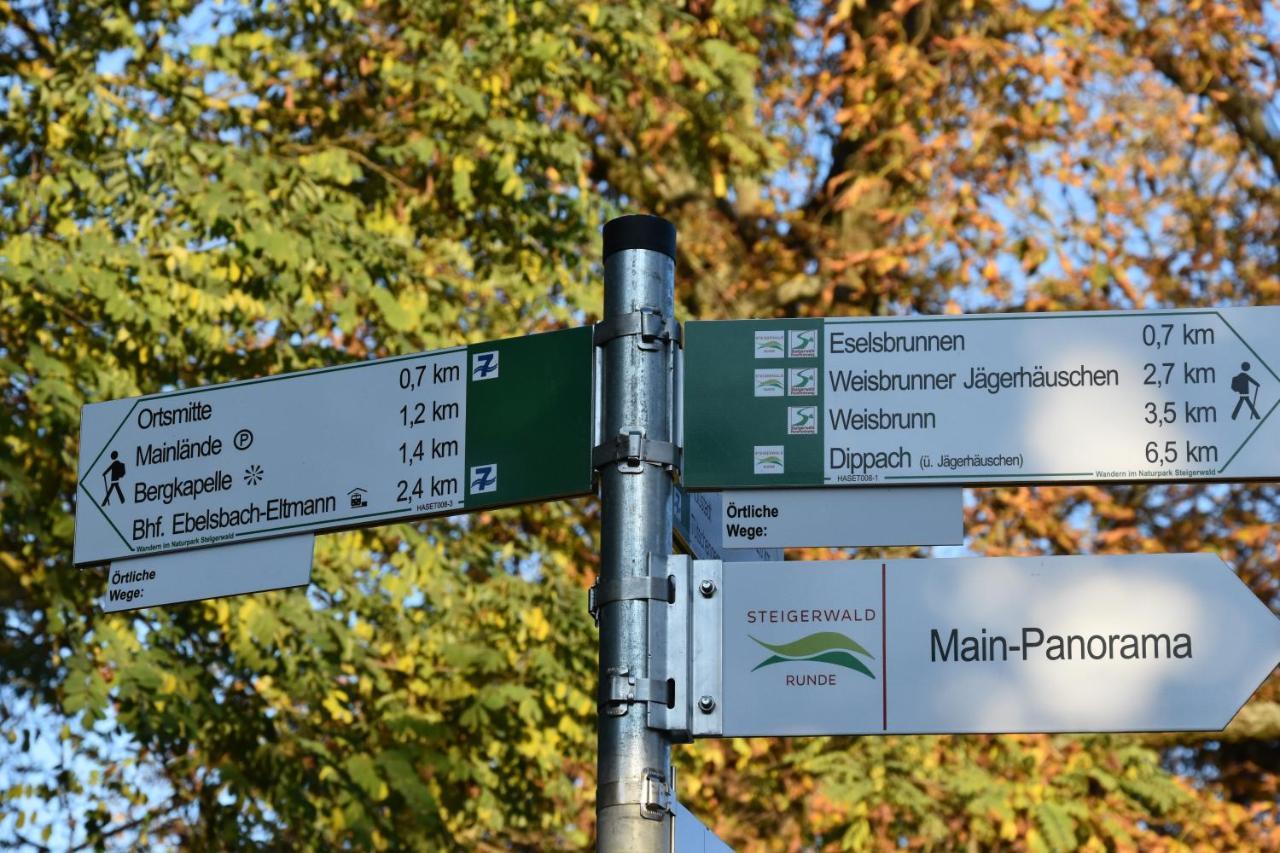 Pension Maintal Eltmann Buitenkant foto